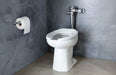 Gerber G0025733 North Point 1.28/1.6gpf ADA Elongated Floor Mounted Top Spud Bowl 10" Rough-In White - White