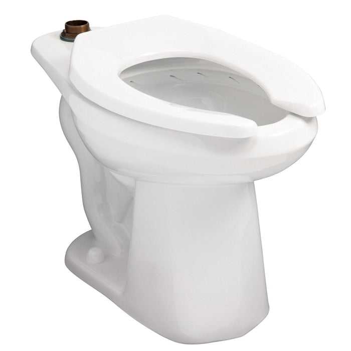 Gerber G0025733 North Point 1.28/1.6gpf ADA Elongated Floor Mounted Top Spud Bowl 10" Rough-In White - White