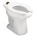 Gerber G0025733 North Point 1.28/1.6gpf ADA Elongated Floor Mounted Top Spud Bowl 10" Rough-In White - White