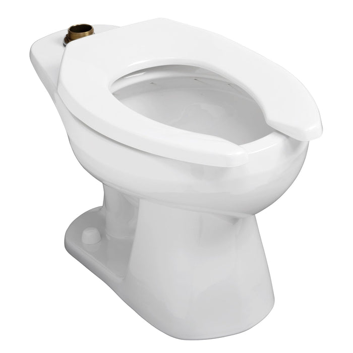Gerber G0025820 1.1/1.28/1.6gpf Round Front Floor Mounted Top Spud Bowl 1-1/2" Spud 10" Rough-In White - White