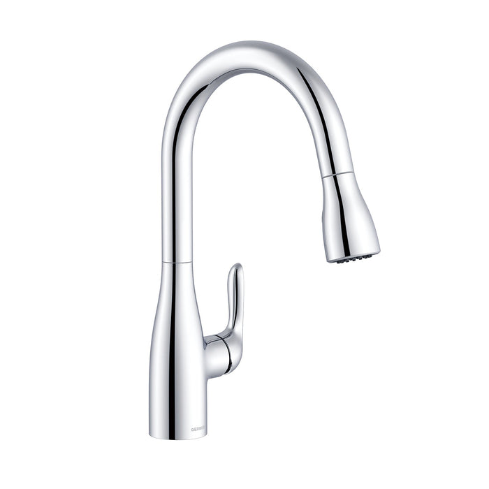 Gerber G0040164 Viper 1H Pull-Down Kitchen Faucet w/ Deck Plate 1.75gpm - Chrome