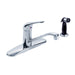 Gerber G0040212 Maxwell 1H Kitchen Faucet w/ Spray 1.75gpm Aeration/2.2gpm Spray Chrome - Chrome