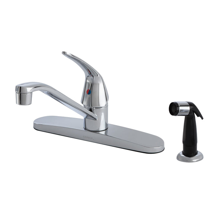 Gerber G0040212W Maxwell SE 1H Kitchen Faucet w/ Spray & w/ Washerless Cartridge 1.75gpm Chrome - Chrome