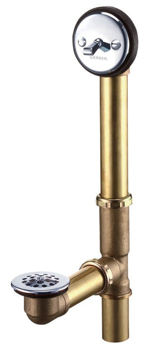 Gerber G0041218 Maxwell SE Trip Lever Drain for Standard Tub Chrome - Chrome