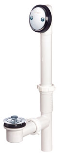Gerber G0041550 Gerber Classics PVC Lift & Turn Drain for Standard Tub Chrome - Chrome