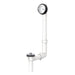 Gerber G004155176 Gerber Classics PVC Drain in Shoe for Standard Tub with Retaining Ring Chrome - Chrome