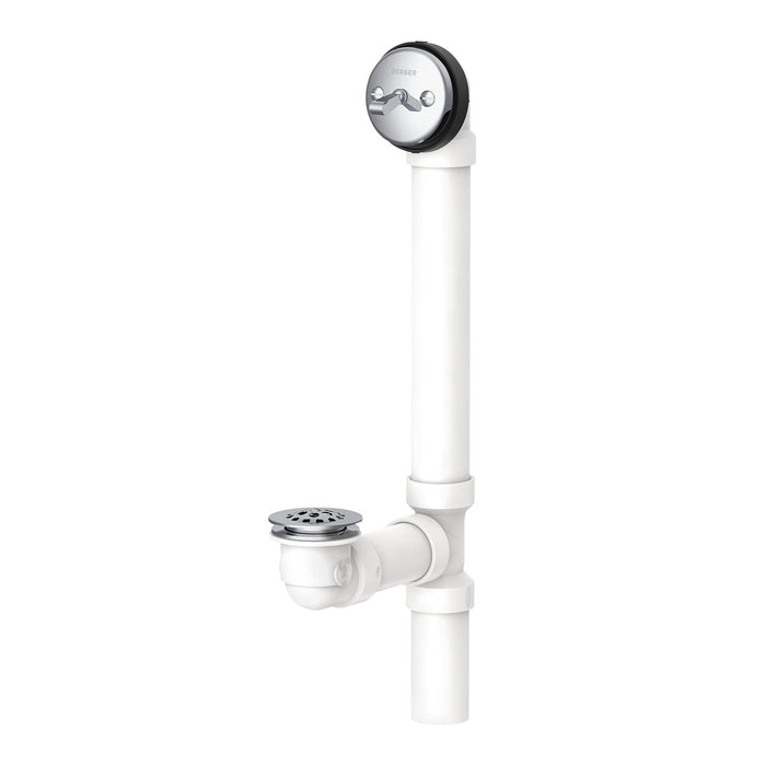 Gerber G0041572 Gerber Classics Schedule 40 PVC Trip Lever Drain for Standard Tub Chrome - Chrome