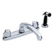 Gerber G0042216 Gerber Classics 2H Kitchen Faucet Deck Plate Mounted w/ Spray 1.75gpm Chrome - Chrome
