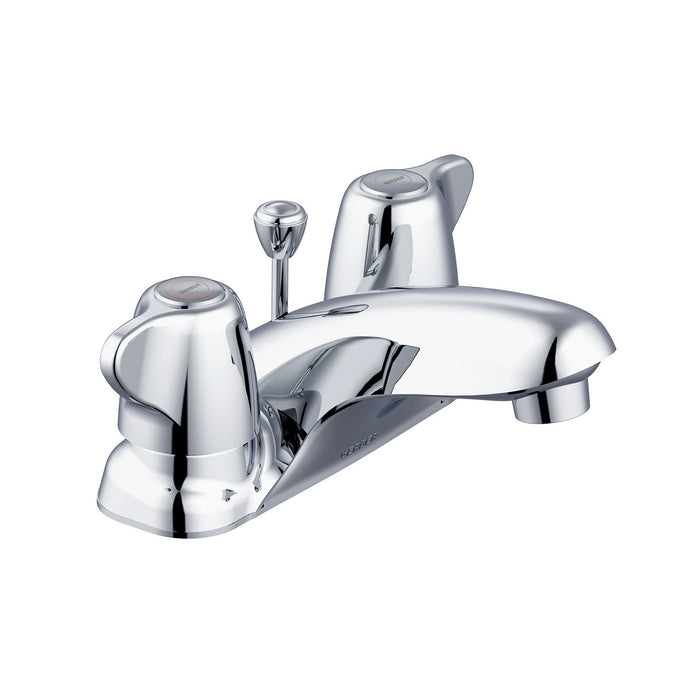 Gerber G0043165 Maxwell 2H Centerset Lavatory Faucet w/ Metal Pop-Up Drain 1.2gpm Chrome - Chrome