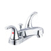 Gerber G0043165W Maxwell SE 2H Centerset Lavatory Faucet w/ Metal Lever Handles & Metal Pop-Up Drain 1.2gpm Chrome - Chrome