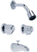 Gerber G004652083 Gerber Classics 6 Inch Centers Two Handle Tub & Shower Fitting 1.75gpm Chrome - Chrome