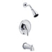 Gerber G0049023 Maxwell SE Tub Shower Trim Kit w/ Pressure Balance Valve 2.5gpm Chrome - Chrome