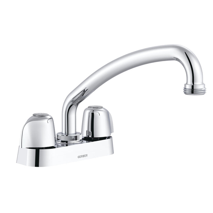 Gerber G0049234 Gerber Classics Laundry Faucet with 8" Spout Hose Connection 2.2gpm Chrome - Chrome