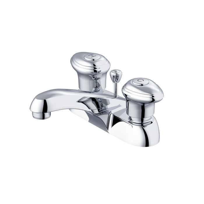 Gerber G0053120 Gerber Hardwater 2H Centerset Lavatory Faucet w/ Metal Pop-Up Drain 1.2gpm Chrome - Chrome
