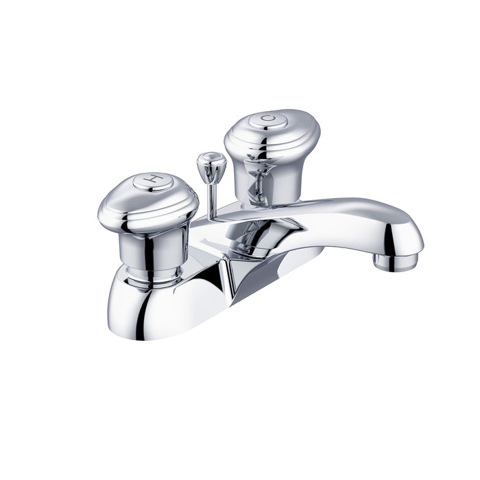 Gerber G0053120 Gerber Hardwater 2H Centerset Lavatory Faucet w/ Metal Pop-Up Drain 1.2gpm Chrome - Chrome