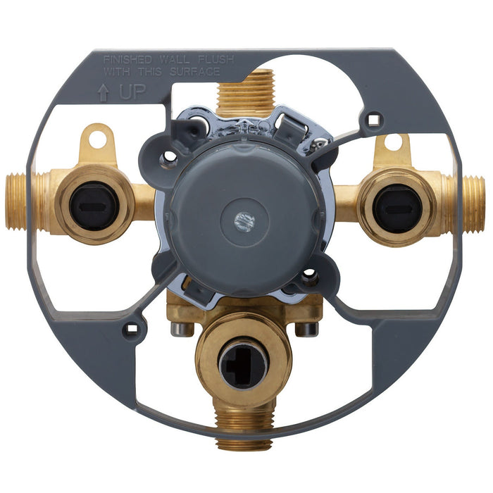 Gerber G00GS555S Treysta Tub & Shower Valve w/ Diverter- Horizontal Inputs WITH Stops- IPS/Sweat - Rough Brass