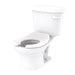 Gerber GHE2060197 PeeWee Children's 1.28gpf Gravity Toilet (Tank & Bowl) Right Hand Lever White - White