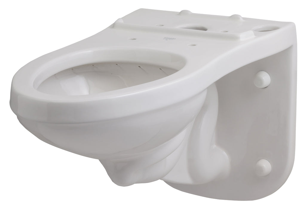Gerber GHE21370 Ultra Flush 1.0/1.28/1.6gpf Wall Hung Back Outlet Elongated Bowl White - White