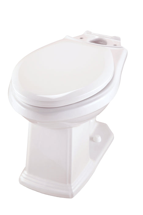 Gerber GHE21538 Logan Square 1.28gpf ADA Elongated Bowl White - White
