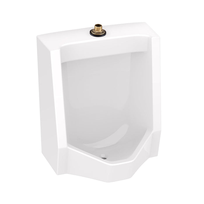 Gerber GHE27800 Monitor 0.125/0.5/1.0 gpf Urinal Washout Top Spud Full Stall White - White