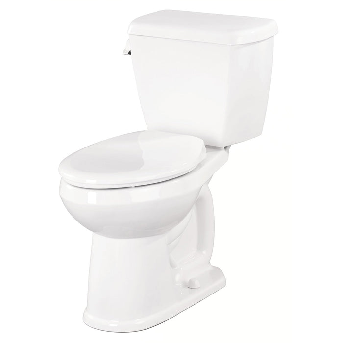 Gerber GWS21818 Avalanche 1.28gpf EL ADA 12" RI Combo: GAV21828 Bowl w/ GWS28890 Tank White - White