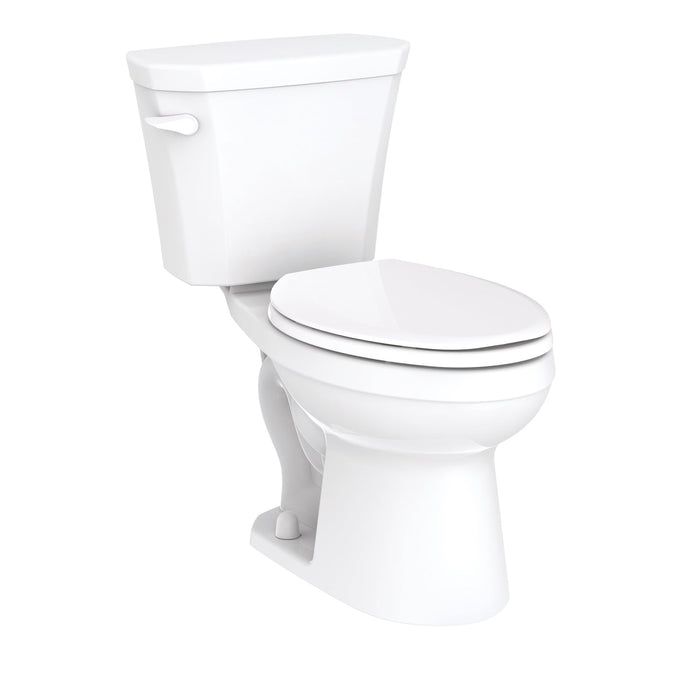 Gerber GWS31512 Viper 1.28gpf 12" RI EL Combo: GVP31562 Bowl w/ GWS38590 Tank White - White