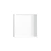 hansgrohe XtraStoris Individual Wall Niche Matte White with Design Frame 12"x 12"x 4"