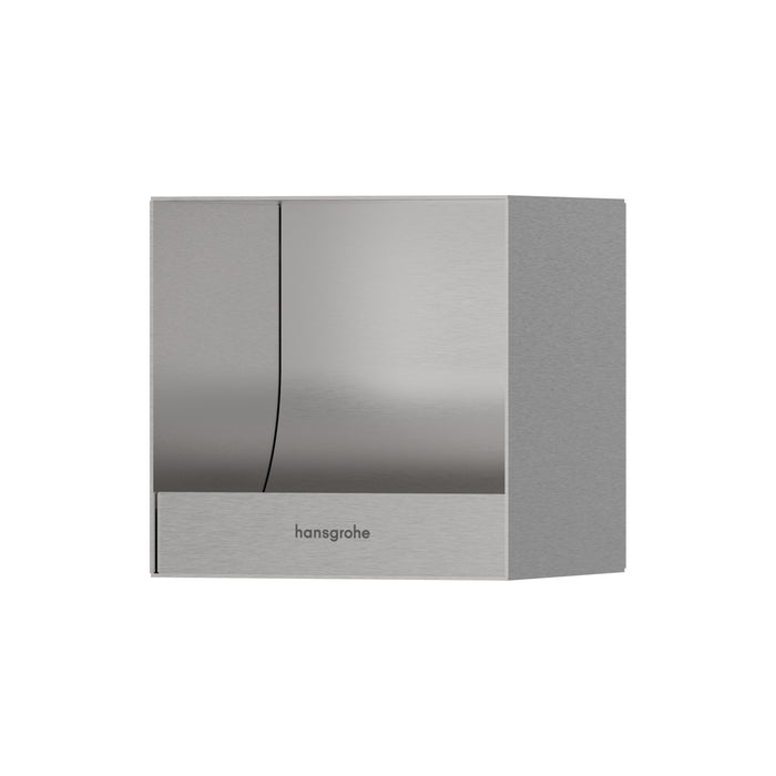 hansgrohe XtraStoris Original Recessed Toilet Paper Holder 6"x 6"x 5.5"