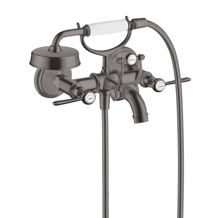 AXOR Montreux 2-Handle Wall-Mounted Tub Filler with Lever Handles and 1.8 GPM Handshower