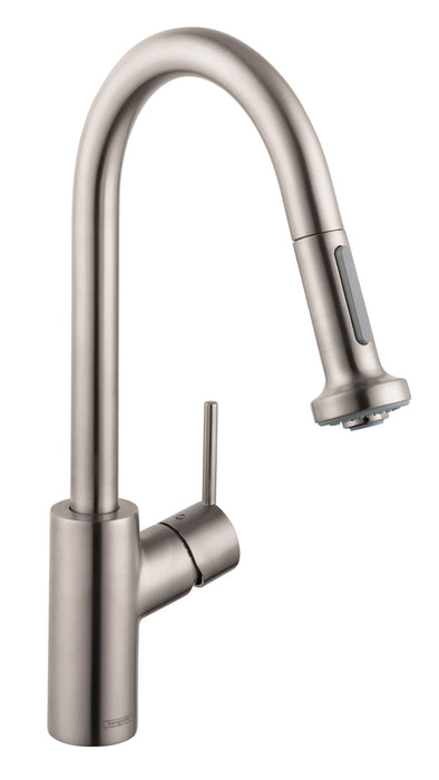 hansgrohe Talis S² HighArc Kitchen Faucet, 2-Spray Pull-Down, 1.5 GPM