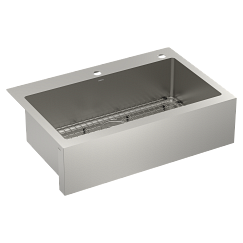 Moen 33"X22" Steel 18 Gauge Single Bowl Dual Mount Sink