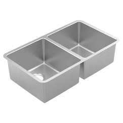 Moen Steel 18 Gauge Double Bowl Sink