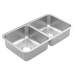 Moen Steel 20 Gauge Double Bowl Sink