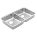 Moen 32"X18" Steel 20 Gauge Double Bowl Sink