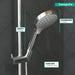 Hansgrohe Croma Select S 2.5 GPM Vario-Function Handshower with Select and Quick Clean Technologies in Chrome/White
