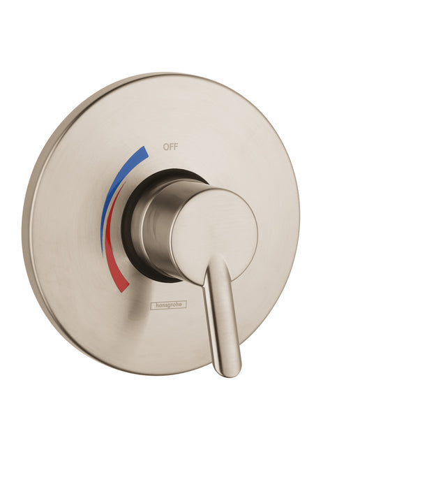 Hansgrohe 04441000 Commercial S Pressure Balance Trim in Chrome, brushed nickel