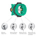 Hansgrohe Rough, iBox Universal Plus with Service Stops, ¾"