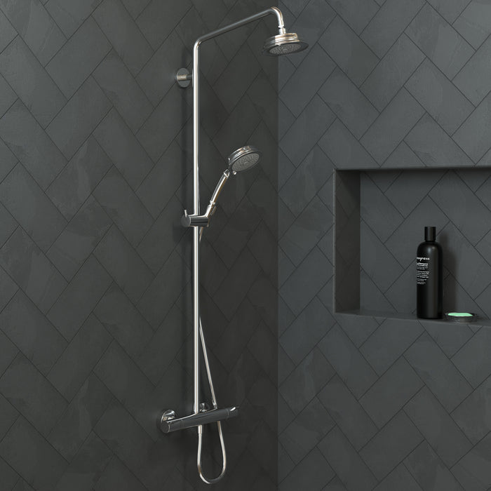 Hansgrohe Croma 100 Classic Showerhead 3-Jet, 2.5 GPM
