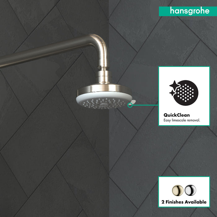 hansgrohe Croma 100 Showerhead E 3-Jet, 2.5 GPM