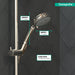 Hansgrohe Croma 100 Classic Handshower 3-Jet, 2.5 GPM