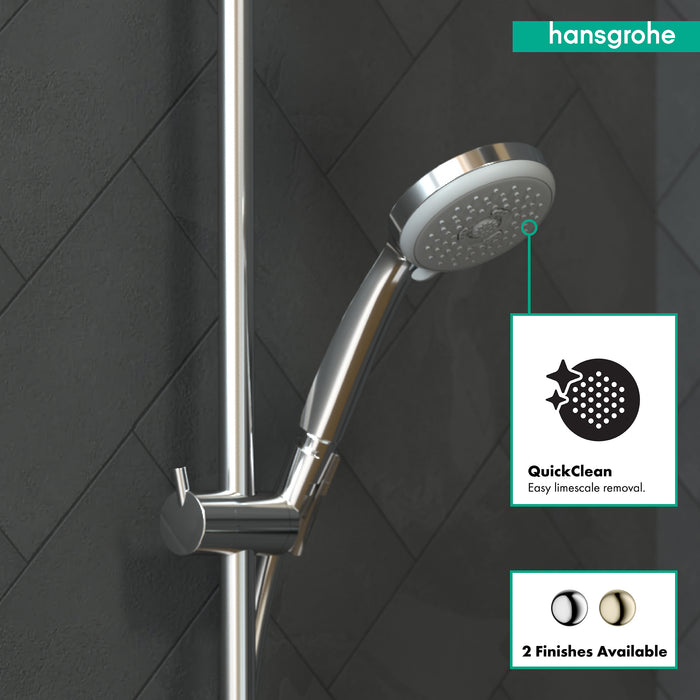 hansgrohe Croma 100 Handshower E 3-Jet, 2.5 GPM