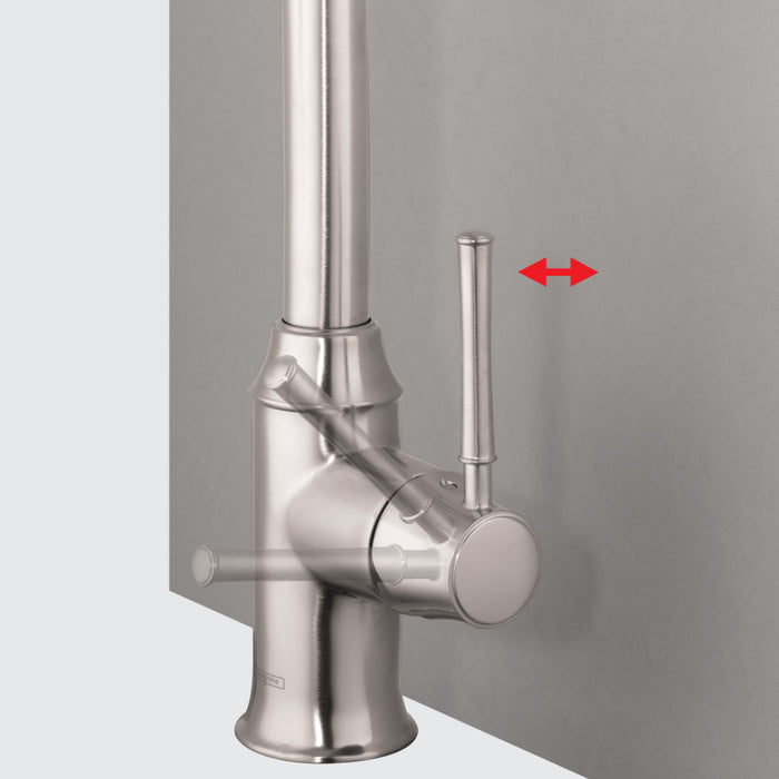 Hansgrohe Talis C HighArc Kitchen Faucet, 2-Spray Pull-Down, 1.75 GPM