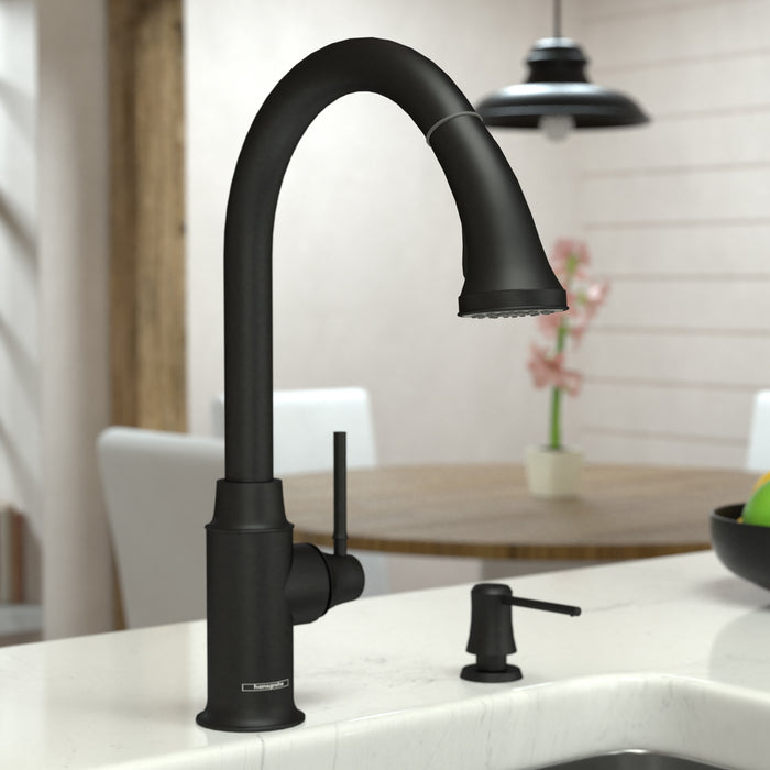 Hansgrohe Talis C HighArc Kitchen Faucet, 2-Spray Pull-Down, 1.75 GPM
