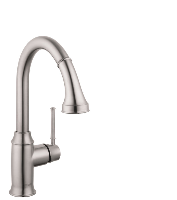 Hansgrohe Talis C HighArc Kitchen Faucet, 2-Spray Pull-Down, 1.75 GPM