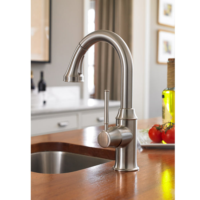 Hansgrohe Talis C Prep Kitchen Faucet, 2-Spray Pull-Down, 1.75 GPM