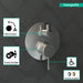 Hansgrohe Ecostat Thermostatic Trim S with Volume Control and Diverter