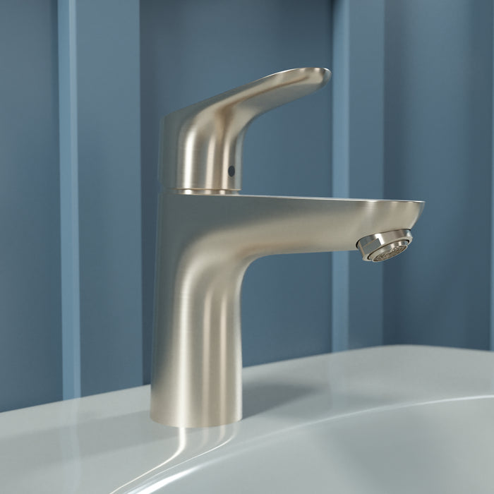 hansgrohe Focus Single-Hole Faucet 100 with Pop-Up Drain, 1.2 GPM