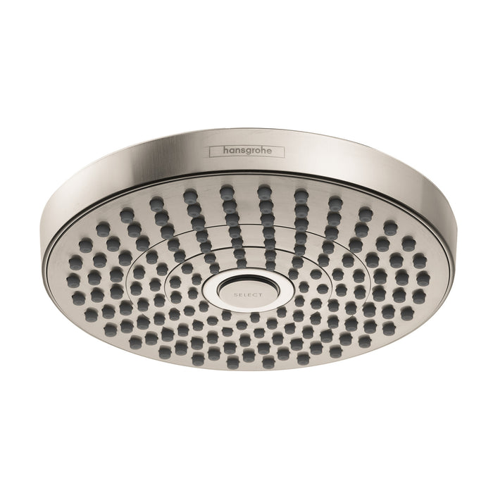 Hansgrohe Croma Select S Showerhead 180 2-Jet, 1.8 GPM