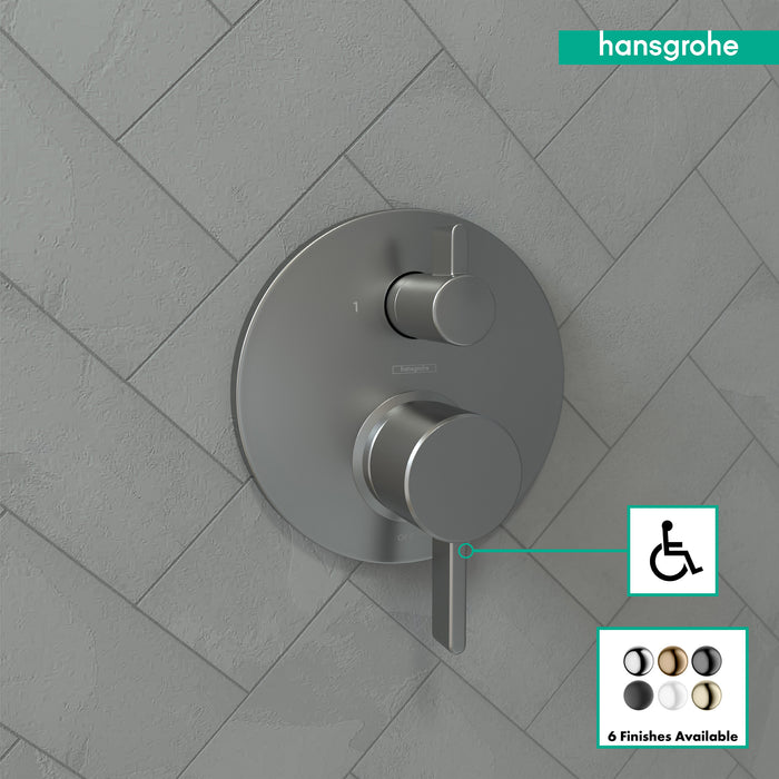 hansgrohe Ecostat Pressure Balance Trim S with Diverter