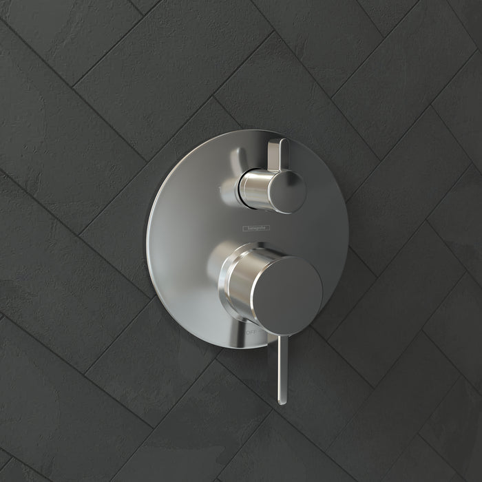 hansgrohe Ecostat Pressure Balance Trim S with Diverter